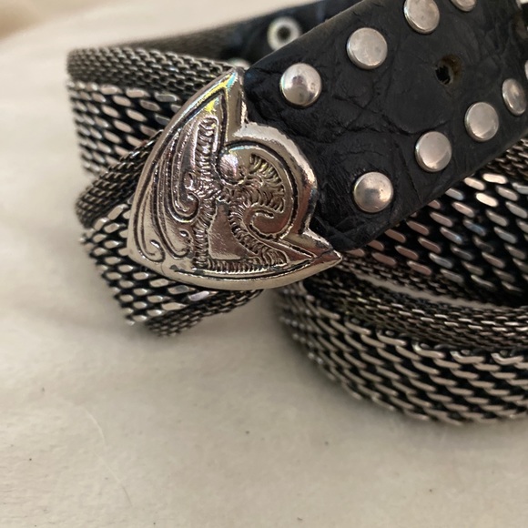 Gorgeous USMECO PARIS Ladies mesh metal belt main image 4